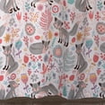 thumbnail image 6 of Lush Decor Microfiber Shower Curtain, Navy/Pink, 72x72, 6 of 11
