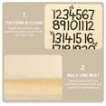 thumbnail image 2 of Canvas Number Banner Number Wall Hanging Decoration Children Room Pendant, 2 of 8