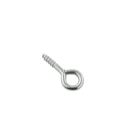 

2pk National Hardware N324-640 Medium Eye Screw Eyes 1-25/32 Inch #106 Zinc Plated Steel 10 Pack