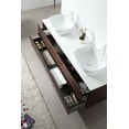 thumbnail image 3 of Sintra 72" Dark Walnut Wall Mount Bathroom Vanity, 3 of 9