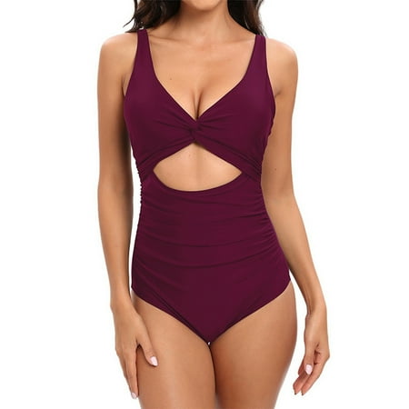 Thin Straps Bikini Top Red Black Thong Swimsuit Women s Fashion Sexy Solid Color Cut Out Strap Swimsuit Set