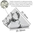 thumbnail image 2 of Howlite Crystal Pyramid 1" Inch, 2 of 5