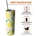 thumbnail image 6 of 20 oz Double Insulated Coffee Tumbler with LeakProof Lid Lemon Cafe Tumblers for Coffee Beverages Tea, 6 of 7