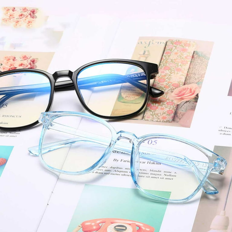 Vintage Rectangle Optical Glasses Women Men Clear Glasses Eyeglasses Frame  Prescription Transparent Lens Spectacle Frame Unisex