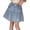 Z-01Light Blue, variant on Coerni A Line Pleated Denim Skirt for Girls High Waist Uniform Tennis Skater Skirts Skort Cute Elastic Waistband Washed Clothes