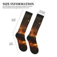 thumbnail image 5 of Bixox Cool Fire Man Print Compression Socks,Compression Socks Women & Men Circulation for Medical,Running,Athletic, 5 of 7