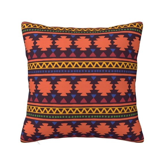 ZICANCN African Style Decor Decorative Throw Pillow Covers, Bed Couch Sofa Decorative Knit Pillow Covers for Living Room Farmhouse 22"x22"
