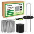 thumbnail image 1 of Estacas de jardín Jelner de 6 pulgadas, calibre 11, galvanizadas, 50 unidades con juntas, 1 of 6