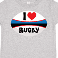 thumbnail image 4 of Inktastic I Love Rugby Sports Ball Boys or Girls Toddler T-Shirt, 4 of 5