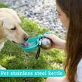 thumbnail image 5 of 2-in-1 Dog Travel Water Bottle – Leakproof Stainless Steel Bottle with Silicone Bowl, Foldable Pet Dispenser, Ideal for Walking, Hiking & Travel, 5 of 5