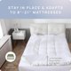 thumbnail image 5 of Cooling Mattress Topper - King Size | Plush Pad Mattress Topper for Back Pain Relief, 8-21" Deep Pocket | Viscose Made from Bamboo Pillow Top | Bedroom Essentials, 5 of 5
