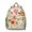 Olive-green-10, variant on Abstract Floral Geometric Vintage Hippie Retro Style School Backpack