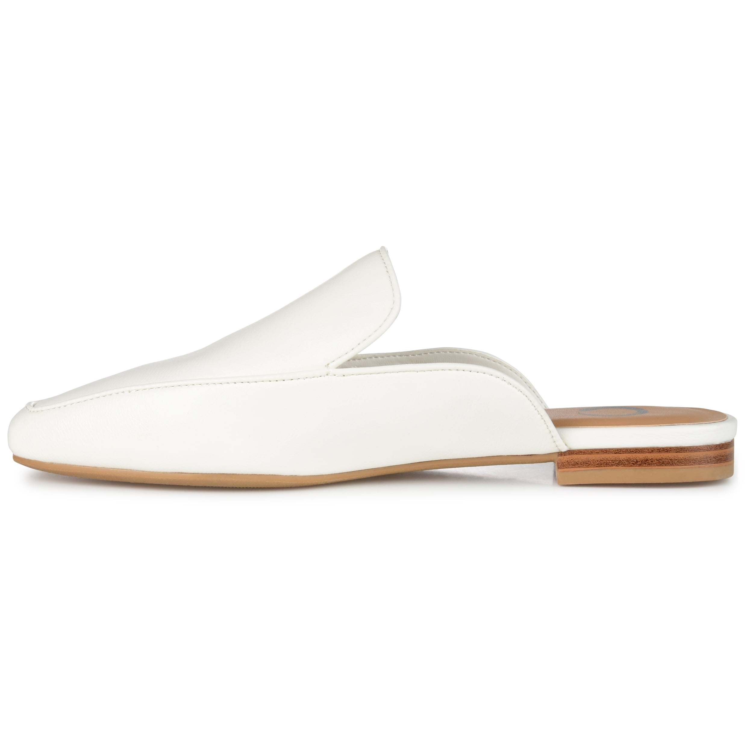 Journee Womens Akza Slip On Square Toe Mules Flats, Widths Available