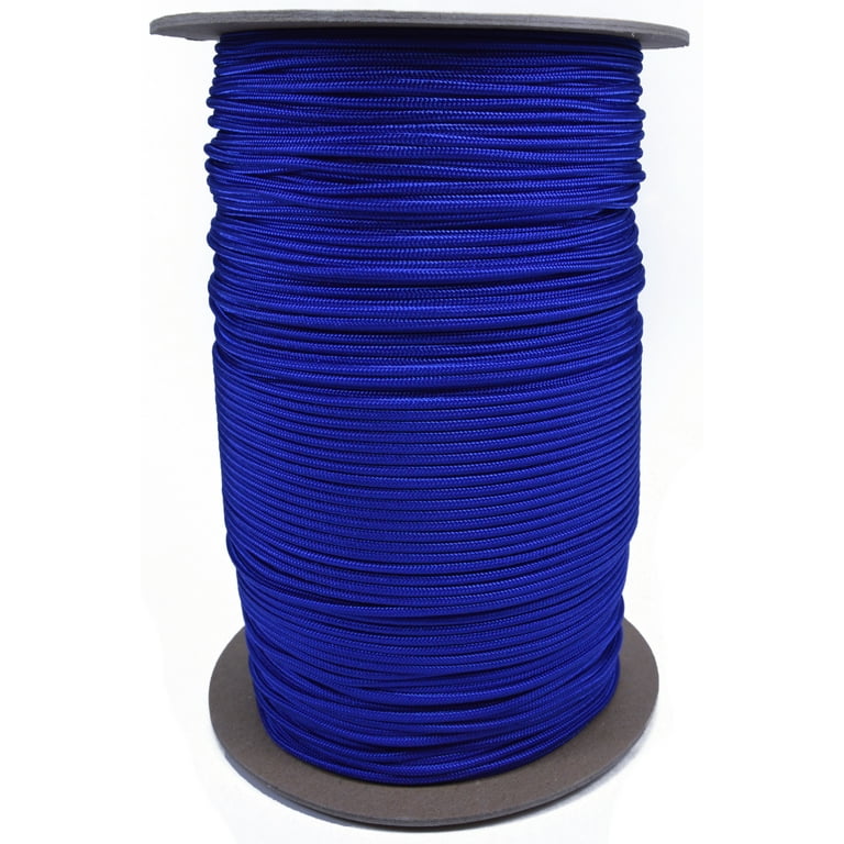 Electric Blue 275 Cord 5 Strand Paracord - 1000 Foot Spool