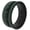 Forest Woodland, variant on Men's Strata Silicone Ring - Breathable & Durable Wedding Silicone Bands - Mens Grey/Black Size 11