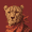 Cheetah with Scarf, variant on UXIEQU Cheetah with Scarf Canvas Wall Art 15.75x11.81 Inches
