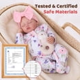 thumbnail image 5 of RSG Lifelike Reborn Baby Dolls 20 inch Sleeping Baby Dolls Soft Cloth Body with Accessories Gift Box for Kids Age 3+, 5 of 8
