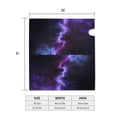 thumbnail image 4 of Bingfone Purple And Blue Nebula Magnetic Mailbox Cover Standard Size for Garden Yard Outdoor Decorations-25.5x21 in, 4 of 7