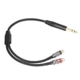 thumbnail image 1 of Cable RCA dual a 635 mm cable OFC Conductor HiFi estéreo de 10 pies RCA dual profesional a cable de 1/4 de pulgada para estudio Fugacal Otros, 1 of 8