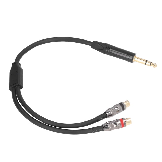 Cable RCA dual a 635 mm cable OFC Conductor HiFi estéreo de 10 pies RCA dual profesional a cable de 1/4 de pulgada para estudio Fugacal Otros