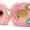 Pink - Brown, variant on Super Funky Masquerade Fur Jewel Brooch Octagon Plastic Sunglasses Pink - Brown