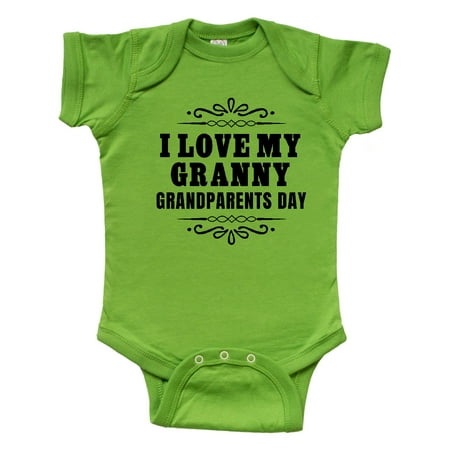 

Inktastic Grandparents Day I Love My Granny Gift Baby Boy or Baby Girl Bodysuit
