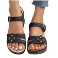 thumbnail image 3 of Guttear Sandals Women Beach Vacation Casual Camping Sandals Fashion Sandal, Ultra Soft Cushion Footbed, 3 of 7