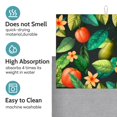 thumbnail image 2 of XMXT Microfiber Dish Drying Mat, Realistic Fruit and Vegetable Illustration Dish Drying Pad Mats for Kitchen Counter Dishes Rack Pads, 18 x 24 inches, 2 of 8