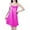 Hot Pink, variant on LIaqionyy Women Mini Slip Sleepwear Spaghetti Strap Satin Nightgown Scoop Neck Babydoll Dress Chemise Nightwear