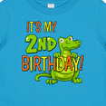 thumbnail image 4 of Inktastic It's My 2nd Birthday with Cute Green Alligator Boys or Girls Baby T-Shirt, 4 of 5
