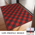 thumbnail image 3 of Red Black Checkerboard Checkered Pattern Door Rugs,Washable Non Slip Door Mats Indoor,Decorative Door Mats,Entry Mat Indoor for Entrance,Bedroom,Kitchen,Bathroom,20"x32", 3 of 6