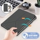 thumbnail image 3 of Funda protectora plegable delgada inteligente Strade Fareast Limited para Fire HD10 plus 2021 gris, 3 of 8