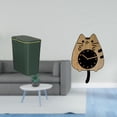 thumbnail image 2 of Contenedor de compostaje para residuos de cocina,Cubo de basura de cocina con tapa Cesta para compostaje,Reloj de pared,Reloj de pared decorativo con diseño de gato para sala de, 2 of 8