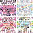 thumbnail image 2 of Decoración para fiesta de cumpleaños con temática de Sanrio, Hello Kitty, Kuromi, Cinnamoroll, globos, pancarta, vajilla, suministros para fiesta, baby shower, 2 of 5