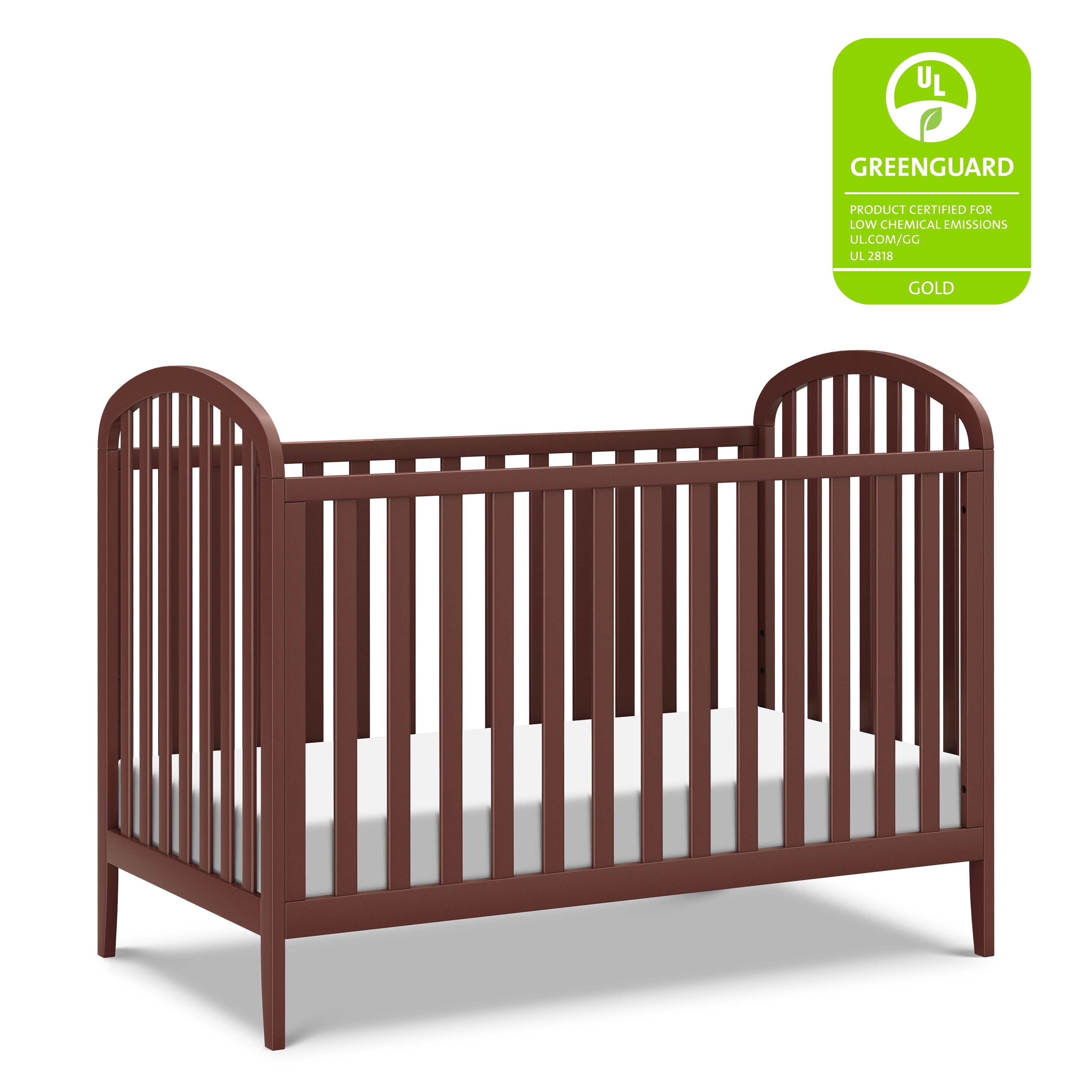 DaVinci Beau 3-in-1 Convertible Crib in Crimson
