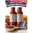 thumbnail image 2 of Pantry Basix Memphis BBQ Sauce, Sweet & Tangy Flavor, 10 fl oz Bottles, 2 Pack, 2 of 5