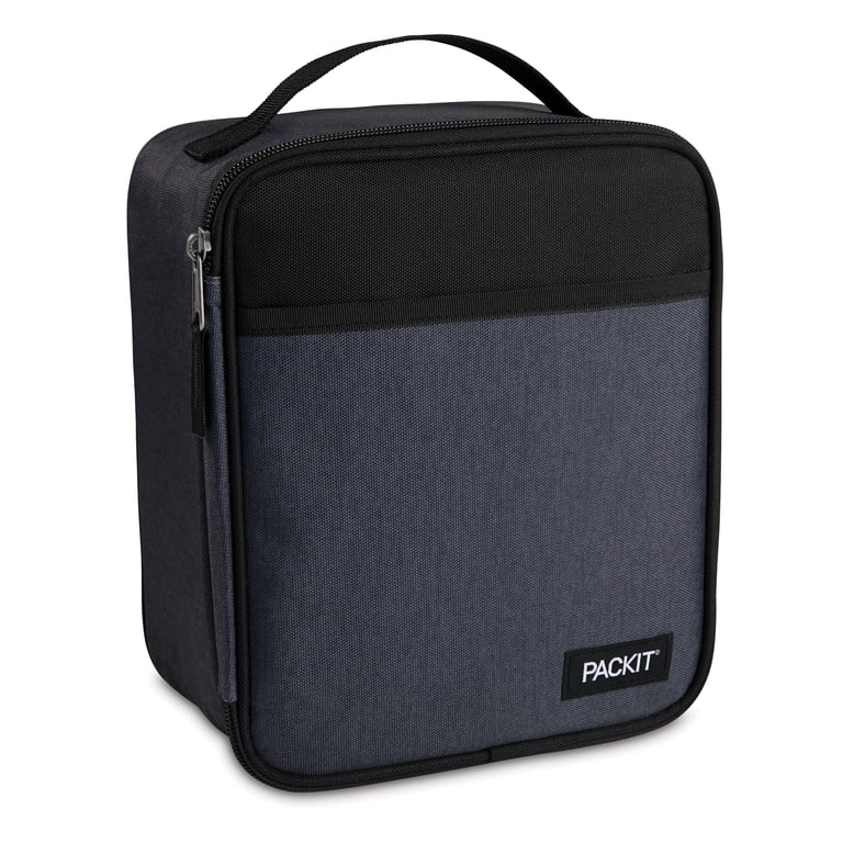 PackIt Freezable Upright Lunch Box, Charcoal photo 7