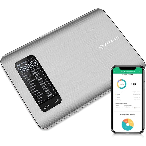 Etekcity Smart Food Nutrition Scale, digital gramos y onzas Etekcity Etekcity