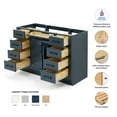 thumbnail image 2 of Ariel Hepburn 48 In. Single Sink Base Cabinet In Midnight Blue, 2 of 10