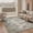 ARA5670-OCHRE ECHO, variant on KUETH 8'X10' Area Rugs Machine Washable Rugs for Living Room, Non Slip Flat Pile Rug with Rubber Backing, Rug for Entryway Bedroom Dining Room Home Office