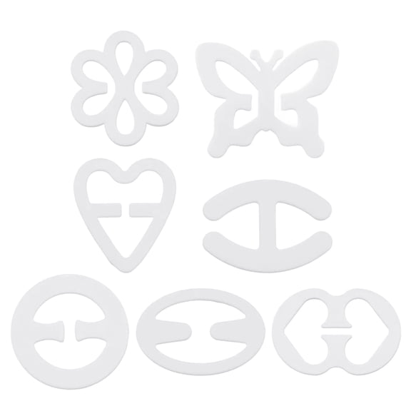 Bra Strap Holder Clips for Women, 7Pcs Racerback Cleavage Control Clips, Anti-Slip Adjustable Bra Strap Converters