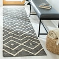 thumbnail image 2 of SAFAVIEH Kilim Wesley Geometric Runner Rug, Charcoal/Natural, 2'3" x 11', 2 of 7