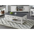 thumbnail image 5 of Martin Svensson Home Del Mar 3 Drawer Coffee Table White and Grey, 5 of 5