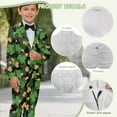 thumbnail image 6 of Xoenoiee Lucky Shamrock Print Boys 2 Piece Suit St. Patrick's Day Funny Party Outfit with Matching Blazer Jacket Pants for Toddler Boy, Size 13-14 Years, 6 of 7