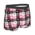 thumbnail image 3 of Naloa Heart Plaid Print Mens Underwear - Boxers for Men, Classic Briefs for Men, 3 of 9