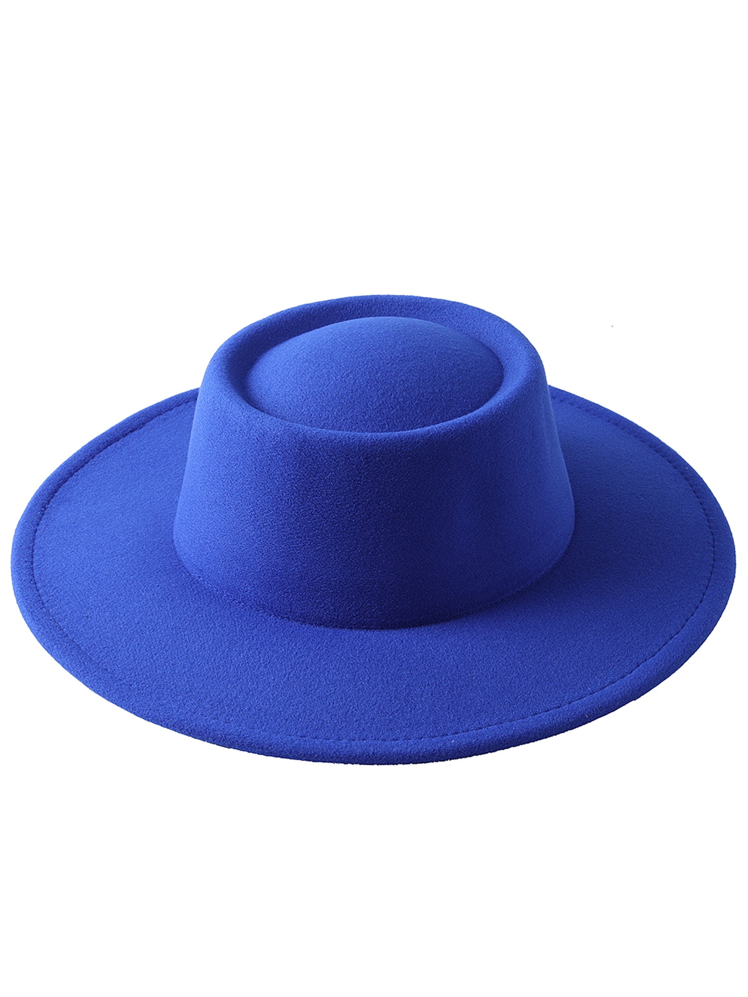 Sunisery Female Hat Solid Color FlatTop Cap Blower Hat Woolen Cap