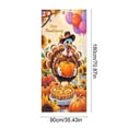 thumbnail image 3 of PRETXORVE Thanksgiving Decorations, Fall Decor, Thanksgiving Window Front Door Decoration Door Curtain Hanging Cloth Courtyard indoor and Outdoor Party Decoration Props, 3 of 7