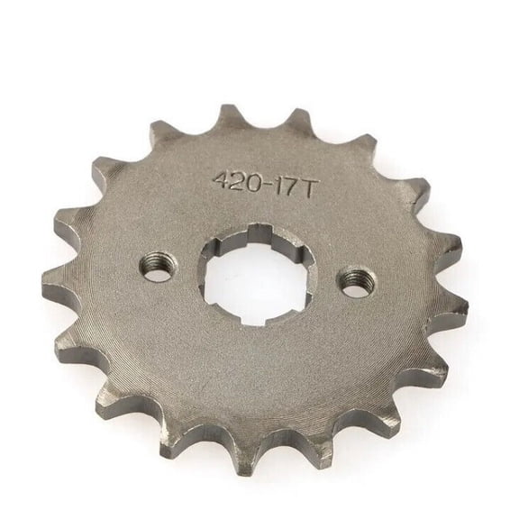 420 17 TOOTH 17T ENGINE SPROCKET SDG SSR 110 125 DIRT BIKE ATV 17MM SHAFT ES06