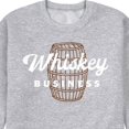 thumbnail image 3 of Instant Message - Whiskey Business - Men's Crew Neck Fleece Pullover, 3 of 6