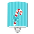 thumbnail image 1 of Carolines Treasures BB8947CNL Christmas Candy Cane Ceramic Night Light, 1 of 1